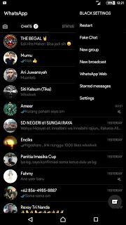 Download WhatsApp Mod Black Official Terbaru
