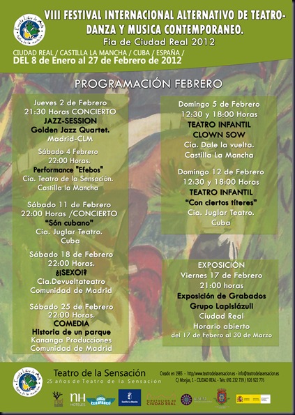 programación Febrero 012