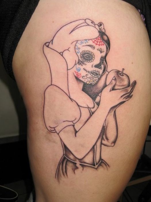 Evil Snow White Tattoo Design