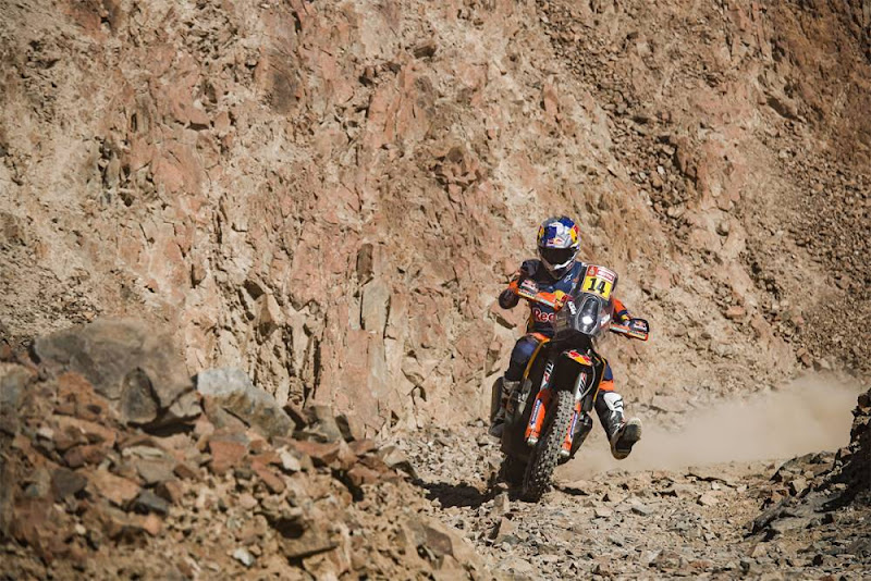 Dakar 2019: Sam Sunderland gana la etapa 7 Ricky Brabec recupera el liderato