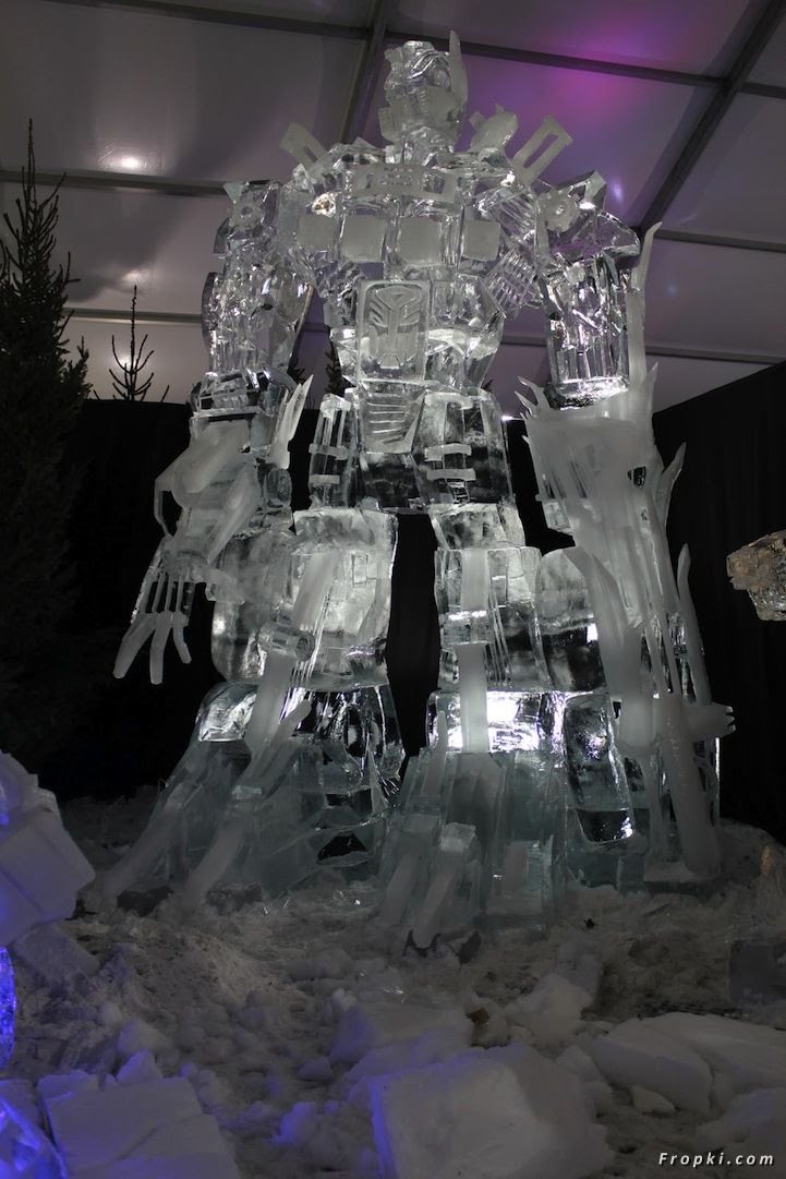 A big sculpture of ice new and fresh Pictures