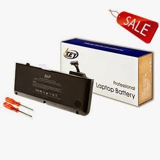 Key Power® New Laptop Battery for Apple A1322 A1278 (2009 Version) Unibody MacBook Pro 13'', fits MB990*/A MB990LL/A MB990J/A - 18 Months Warranty [Li-Polymer 6-cell 6000mAh/65Wh]
