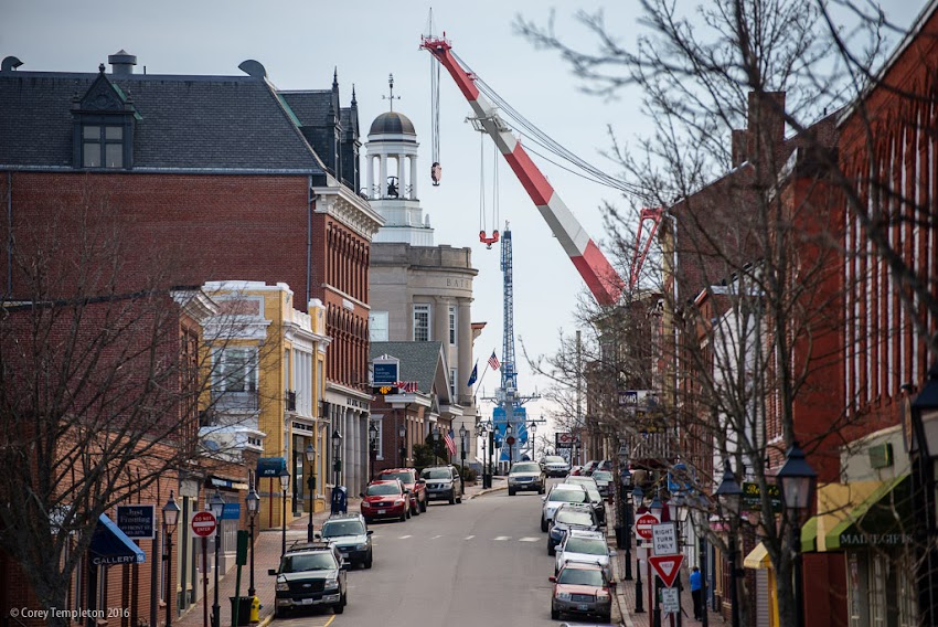 February 2016 photos by Corey Templeton of downtown Bath, Maine. 