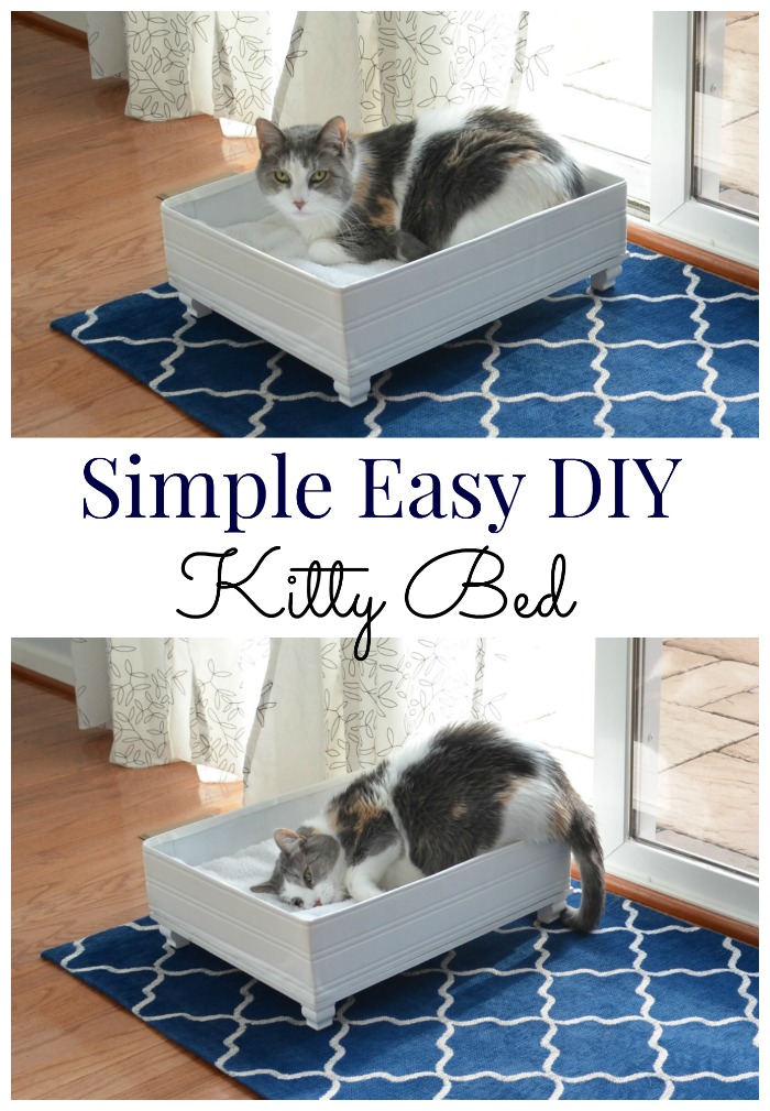 Simple Easy DIY Kitty Bed