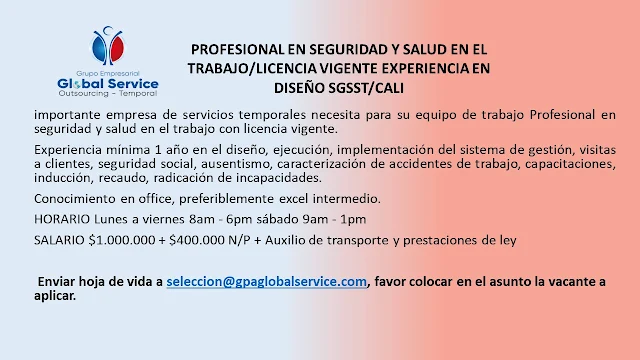 Professional en Seguridad en Salud