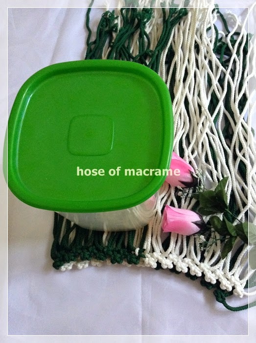 House of Macrame  cara membuat tutup toples dari macrame 