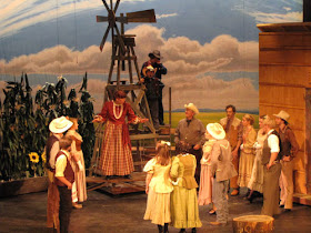 Aunt Eller and cast in Oklahoma!