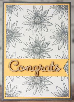 Grateful Bunch Congratulations Card Made Using Supplies from Stampin' Up! UK