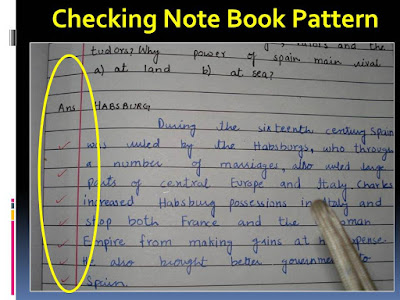 Method of Note Book Checking 