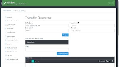Konfigurasi Transfer Response UNBK