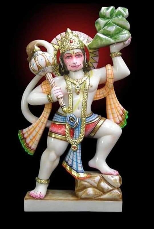 Hanuman Ji Marble Statue ( Marble Murti Hanuman Ji )