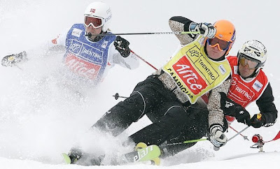 Roman Hofer, Enak Gavaggio - Freestyle World Championship in Madonna Di Campiglio, Italy