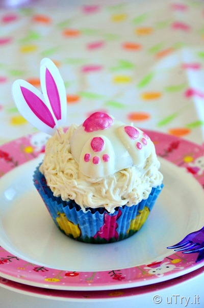Easter Bunny Vanilla Bean Cupcakes  http://uTry.it