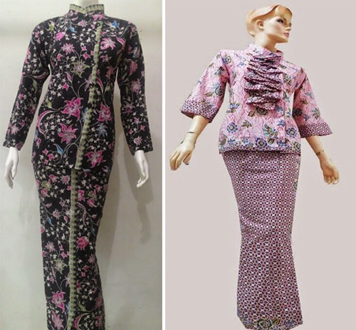 model baju batik pramugari