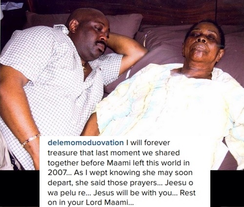 Dele Momodu Shares Gripping Deathbed Photos of His Late Mother as He Pens Emotional Tribute