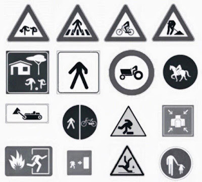 Decapitated road signs