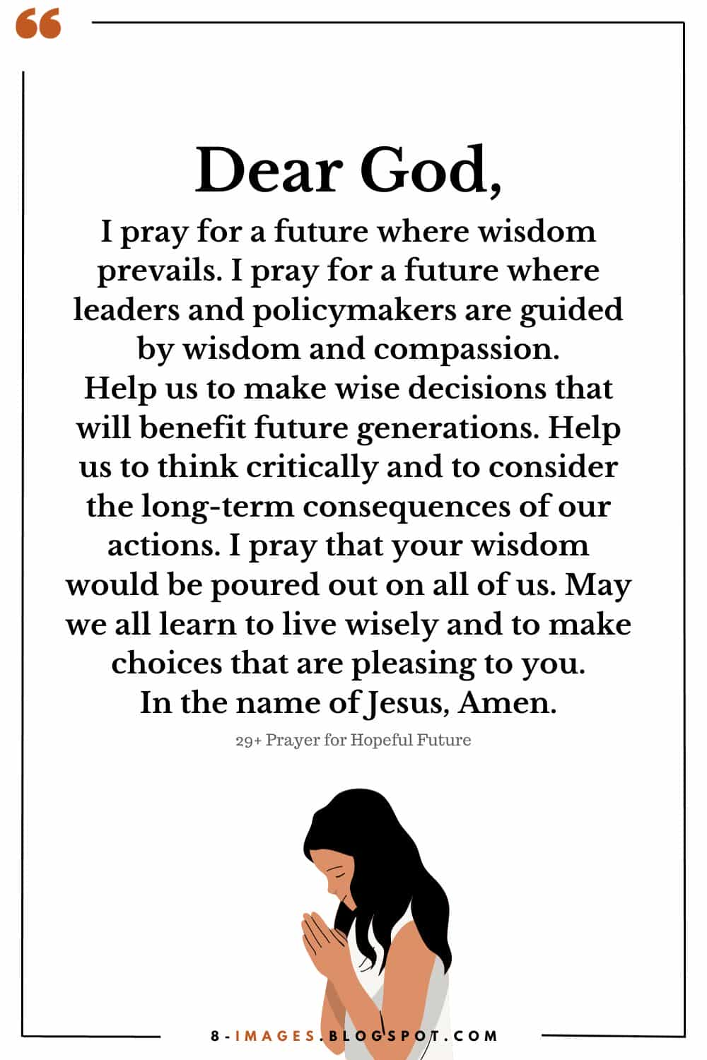 Prayer for Hopeful Future