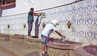 Fonte Judith, no Alto, ganha nova placa indicando a potabilidade da água​