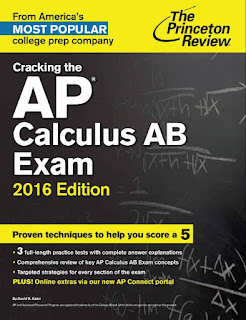 Cracking the AP Calculus AB Exam, 2016 Edition