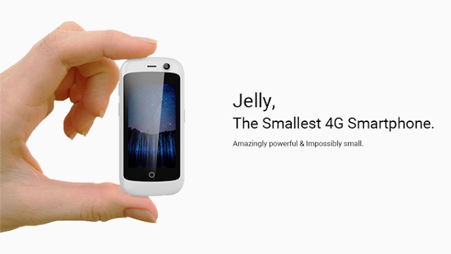 Jelly, Smartphone Android Terkecil di Dunia