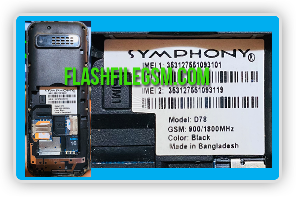 symphony d78 Flash File Without Password Mt6261 Cm2, symphony d78 cm2 Flash File Without Password, symphony d78 Stock Firmware ROM (Flash File),