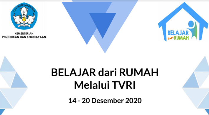 Jadwal Acara Belajar Dari Rumah di TVRI Minggu ke 36 (14 – 20 Desember 2020)