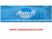 Loker Solo Kasir dan Supervisor di Auto 11 Carwash