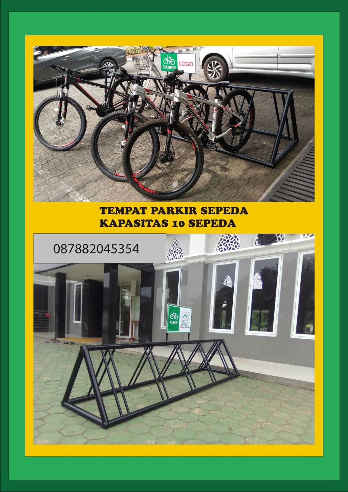 TERIMA PESANAN PEMBUATAN TEMPAT PARKIR SEPEDA