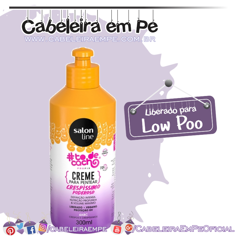 Creme Para Pentear #todecacho Crespíssimo Poderoso - Salon Line (Low Poo)
