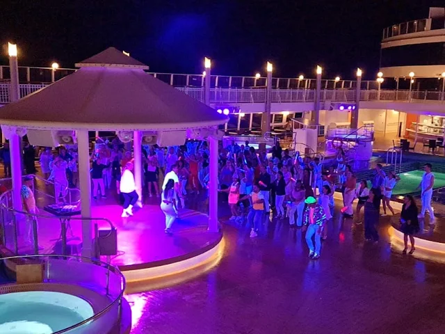 Glow party on NCL ship in South Africa
