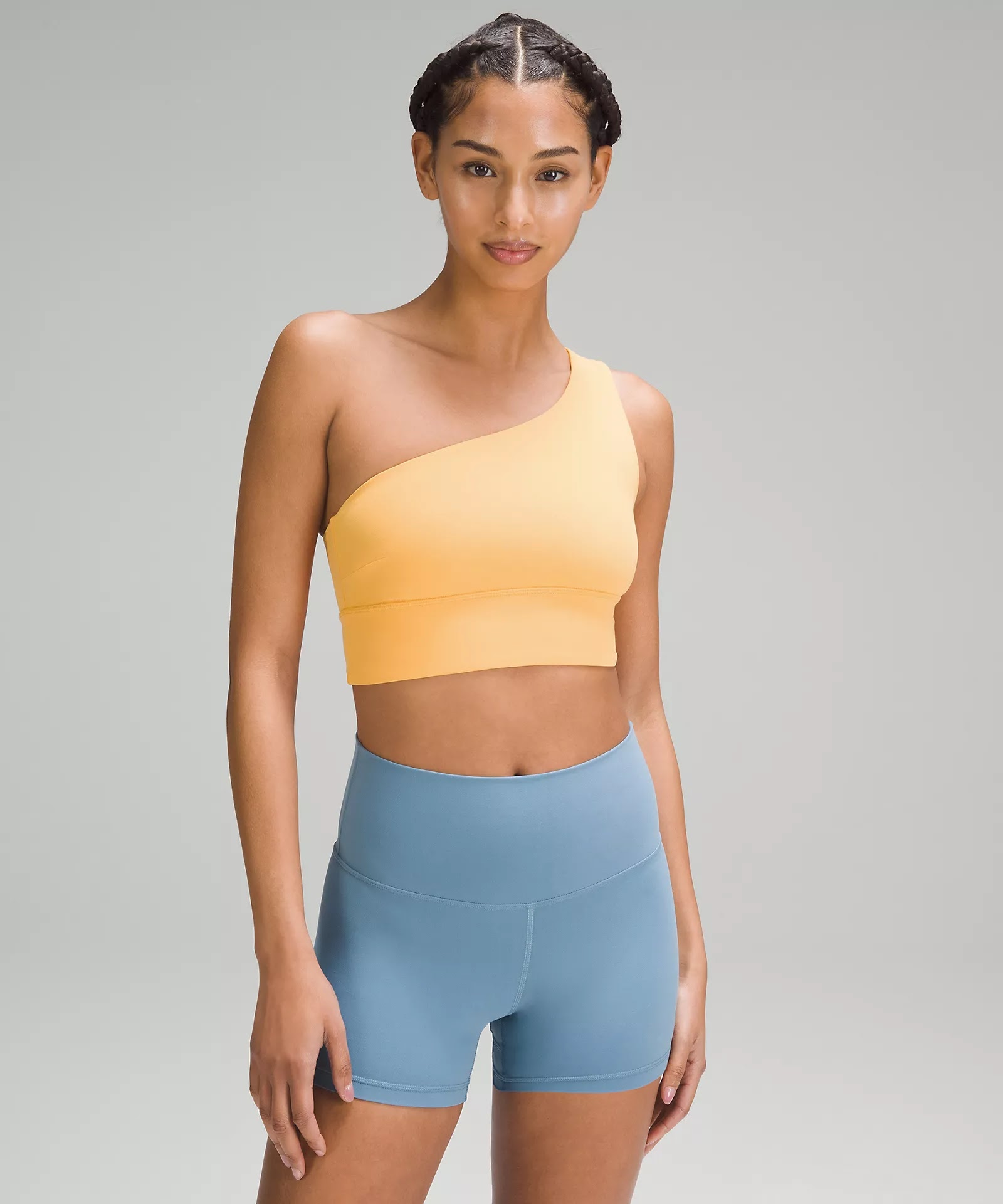 entirely obsessed with the Lululemeon Align Asymmetrical Bra in