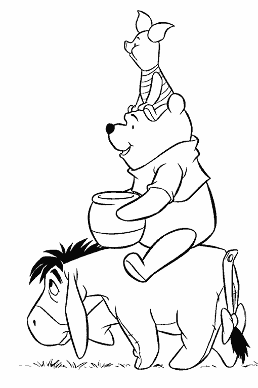 Printable Coloring Pages Winnie The Pooh And Piglet 8
