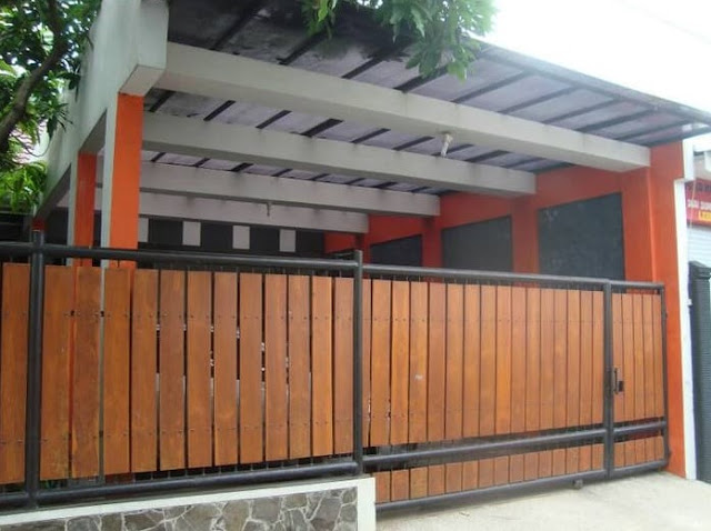 warna cat pagar rumah modern terbaru