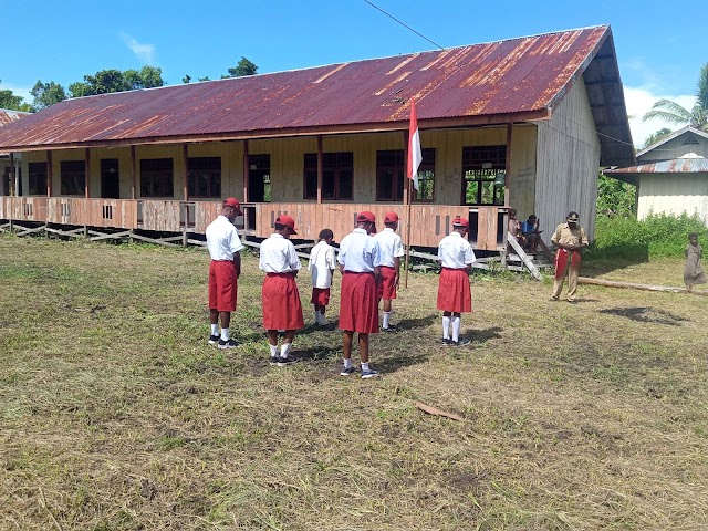 SD Negeri 18 Tapas Distrik Kokoda Kabupaten Sorong Selatan, Melaksanakan Ujian Sekolah