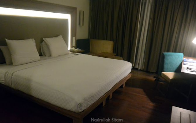 Salah satu kamar di Hotel Novotel Semarang