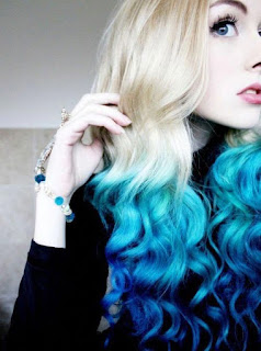 mavi saç trendi