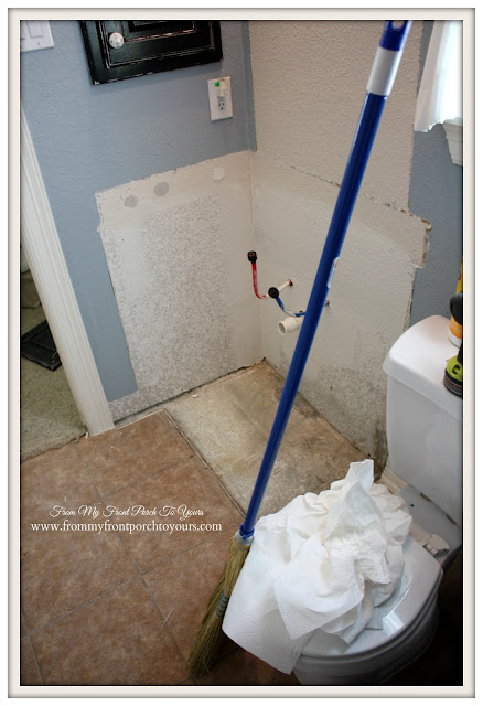 DIY-Bathroom Remodel-Farmhouse Guest Bathroom- From My Front Porch To Yours