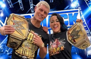 Cody Rhodes y Bayley, nuevos Campeones de Wrestlemania XL.