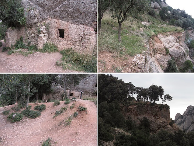 Serra de Montserrat-Ermites de Montserrat, restes de l'ermita de Santa Anna
