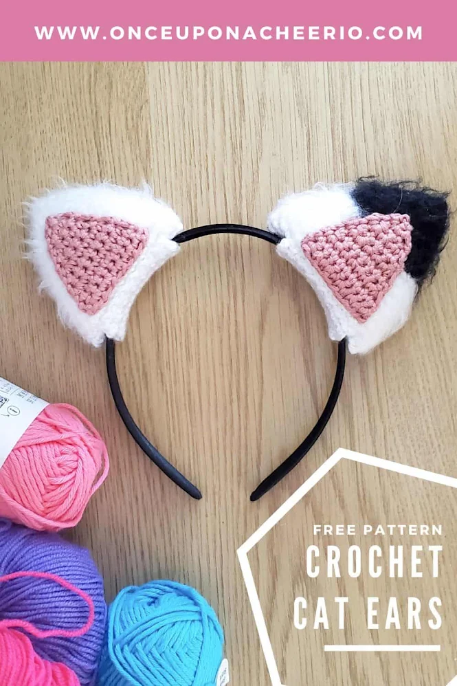 Gabby's Dollhouse Crochet Cat Ears FREE Crochet Pattern