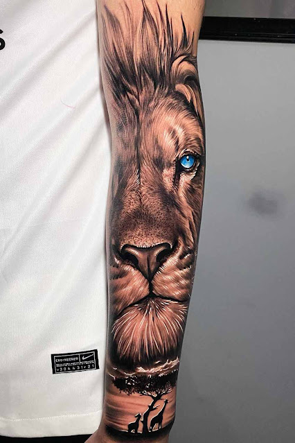 40 tatuagens de leão para os homens