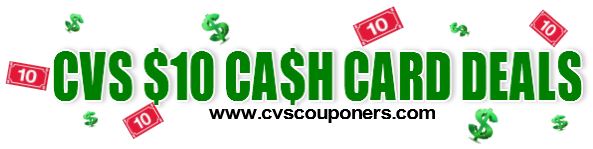 cvs couponers cash card deals