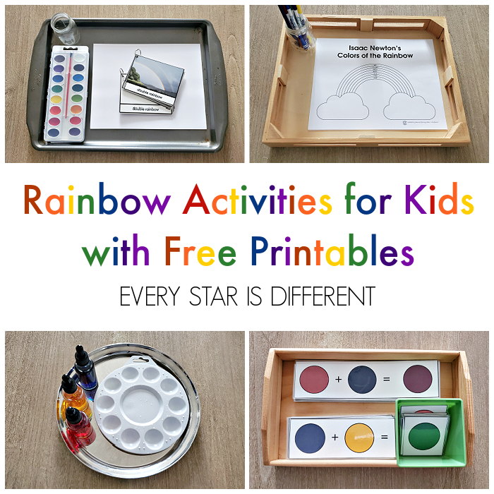 Rainbow Activities for Kids with Free Printables