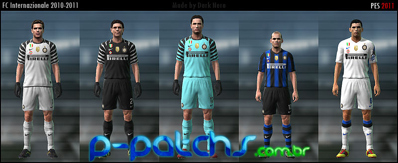 Inter de Milão Kitset 10-11 PES 2011 download P-Patchs