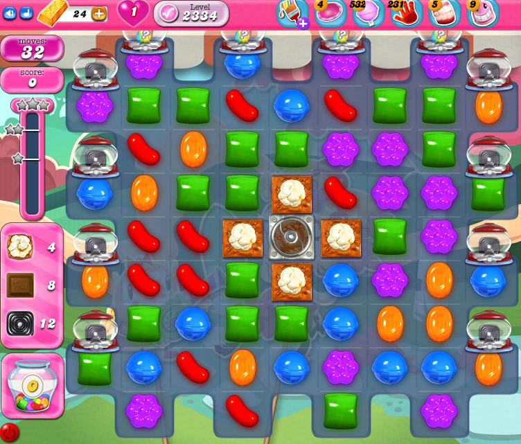 Candy Crush Saga level 2334