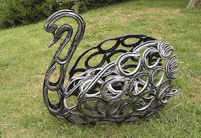 Amazing Horseshoe Sculptures