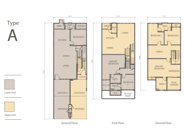 Floor Plan Ayden Type A