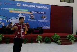 Hadiri Seminar Regional, Korlip Malang TV Sampaikan Tantangan Media Konvensional 