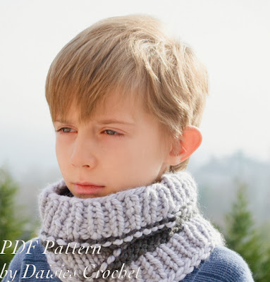 knitting boy cowl pattern