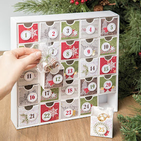 Christmas Countdown DIY Advent Calendar Stampin Up!